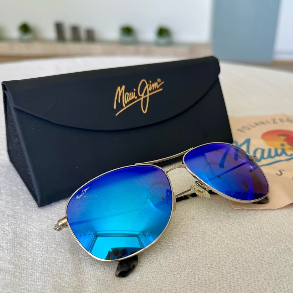Maui Jim Sunglasses - Cliff House Aviator Polarized